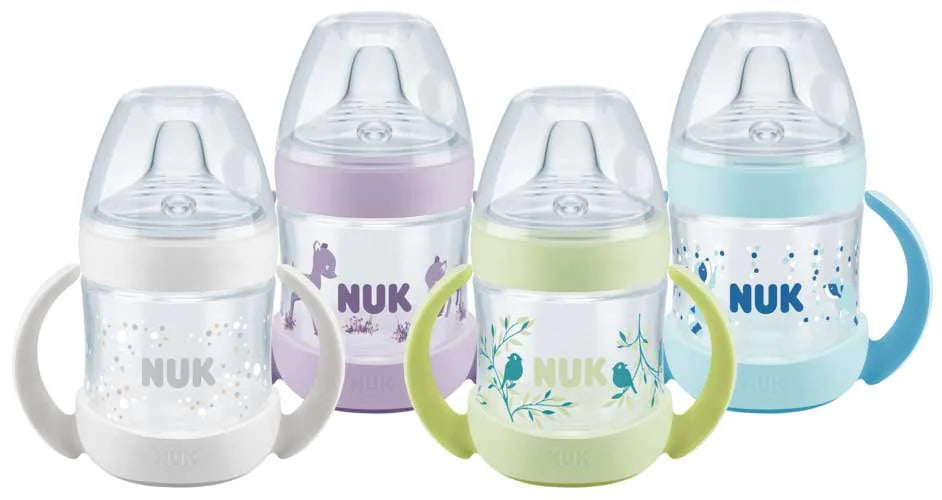 Nuk biberon tranzitie cu senzor Nature Sense Learner Bottle 150 ml, 6-18 luni Imagine principală a produsului