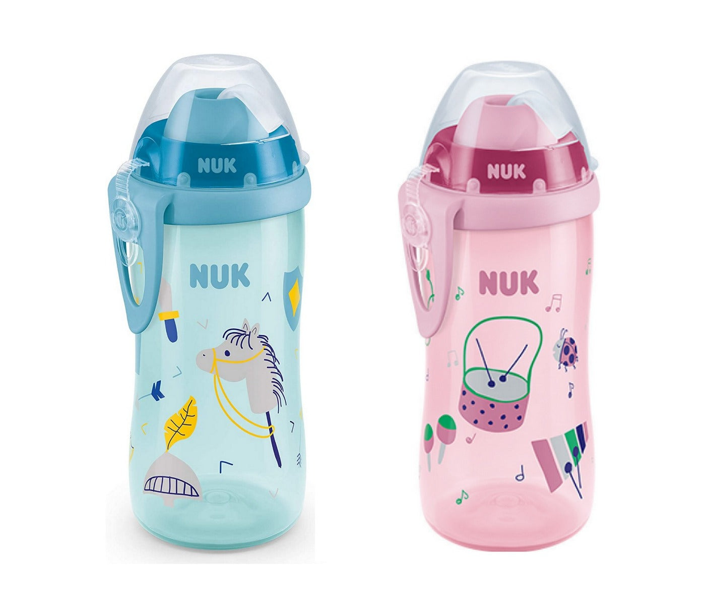 Nuk cana Flexi Cup 300 ml cu pai moale din silicon 12m+  01