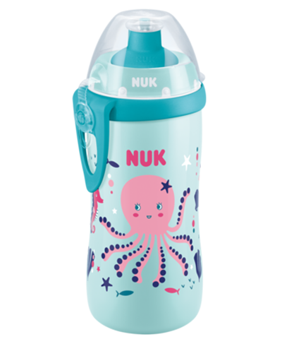 Nuk cana Junior Cup 300 ml Chameleon Effect 18m+ Albastru cu caracatita Imagine principală a produsului