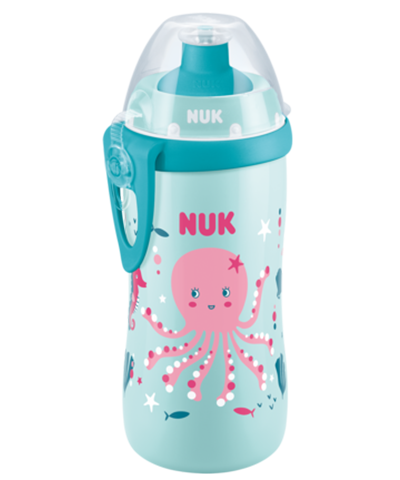 Nuk cana Junior Cup 300 ml Chameleon Effect 18m+ Albastru cu caracatita