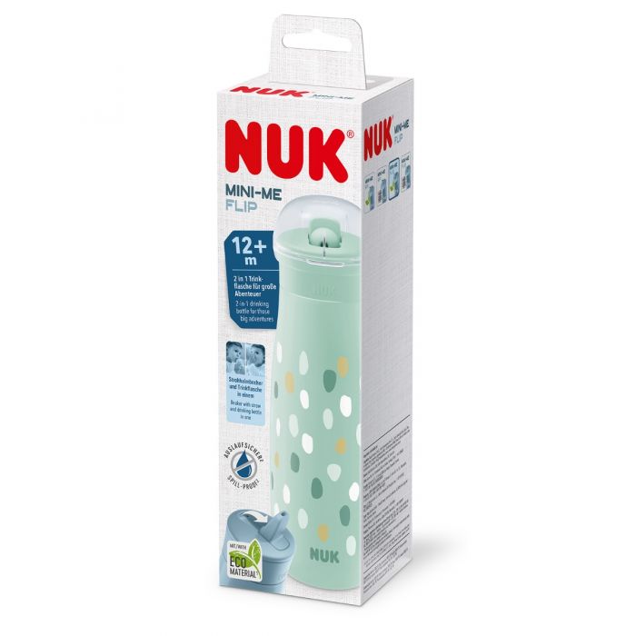 Nuk canita 2in1 Mini-Me Flip de 450 ml 12m+ Menta