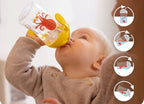 Nuk canita cu pai moale si maner Motion Cup 230 ml 8m+ Galben