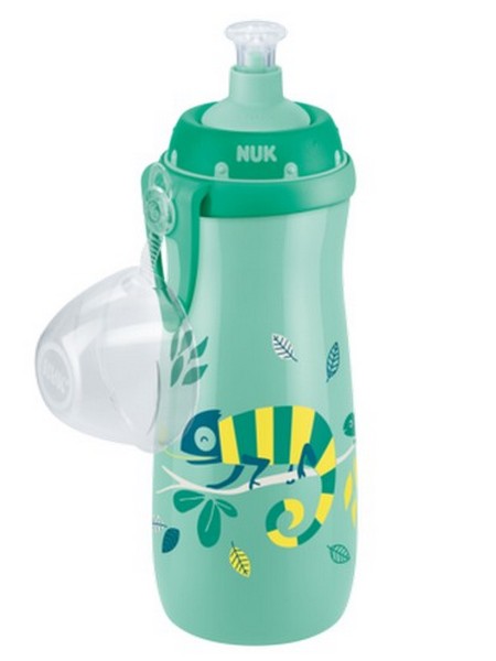 Nuk canita First Choice Sports Cup 450 ml cu cioc Push-Pull 24m+ Kameleon
