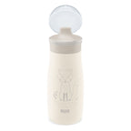 Nuk canita inox Mini-Me Sip cup cu cioc tare 300 ml 9m+ Crem cu vulpe