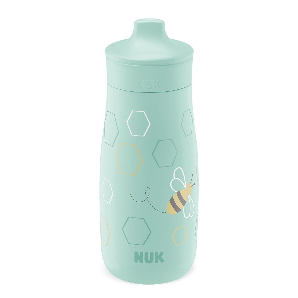 Nuk canita Mini-Me Sip cup cu cioc tare 300 ml 9m+ Menta cu albina