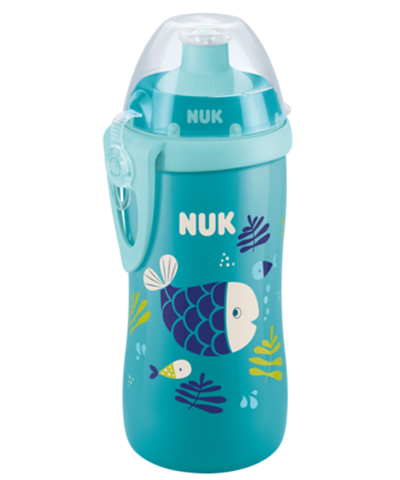 Nuk cana Junior Cup 300 ml Chameleon Effect 18m+ Albastru cu peste Imagine principală a produsului