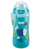 Nuk cana Junior Cup 300 ml Chameleon Effect 18m+ Albastru cu peste
