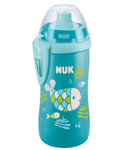Nuk cana Junior Cup 300 ml Chameleon Effect 18m+ Albastru cu peste