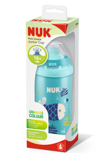 Nuk cana Junior Cup 300 ml Chameleon Effect 18m+ Albastru cu peste