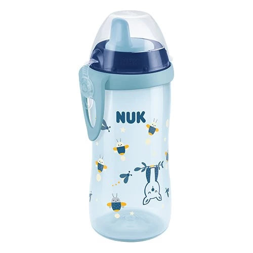 Nuk Kiddy Cup Night cana cu tetina de formare tip cioc tare 300 ml 12m+