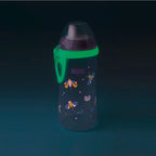 Nuk Kiddy Cup Night cana cu tetina de formare tip cioc tare 300 ml 12m+