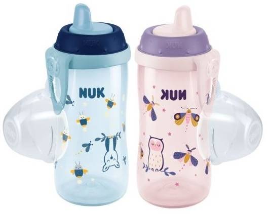 Nuk Kiddy Cup Night cana cu tetina de formare tip cioc tare 300 ml 12m+ Imagine principală a produsului