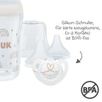 Nuk set incepator Perfect Match de 8 piese 0m+ Curcubeu