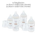 Nuk set incepator Perfect Match de 8 piese 0m+ Curcubeu
