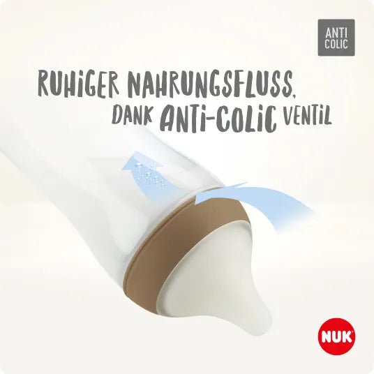 Nuk set incepator Perfect Match de 8 piese 0m+ Curcubeu