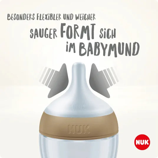 Nuk set incepator Perfect Match de 8 piese 0m+ Curcubeu