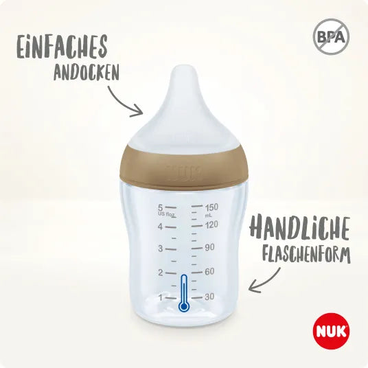 Nuk set incepator Perfect Match de 8 piese 0m+ Curcubeu
