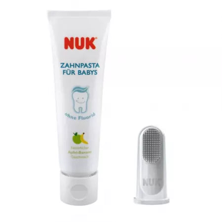 Nuk set pasta de dinti + degetar pentru 3-12 luni 40 ml Imagine principală a produsului