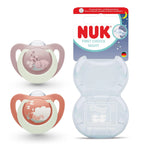 Nuk suzeta silicon First Choice Night 18-36 luni 2 buc Iepuras/Oita
