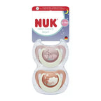 Nuk suzeta silicon First Choice Night 6-18 luni 2 buc Iepuras/Oita