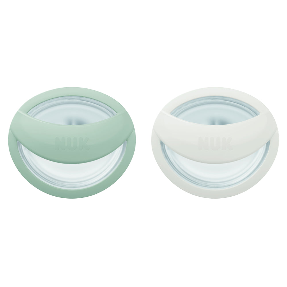 Nuk suzeta silicon MommyFeel 0-9 luni Menta-Alb spre gri Imagine principală a produsului
