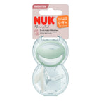 Nuk suzeta silicon MommyFeel 0-9 luni Menta-Alb spre gri