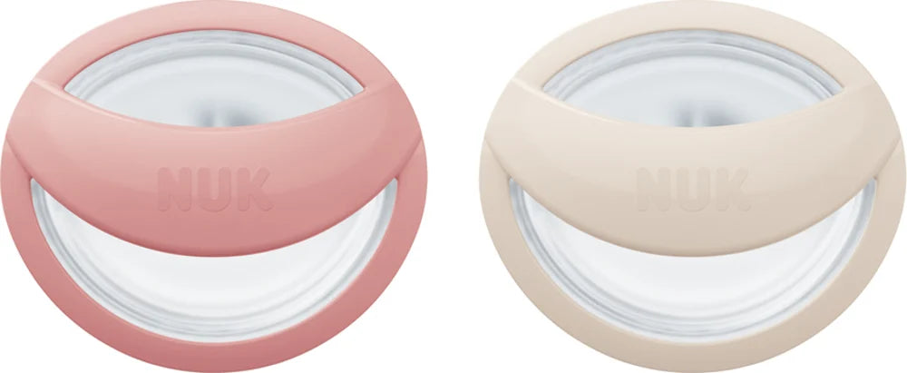Nuk suzeta silicon MommyFeel 0-9 luni Roz pudra-Bej Imagine principală a produsului