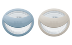 Nuk suzeta silicon MommyFeel 0-9 luni Albastru-Gri