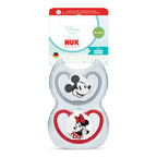 Nuk suzeta silicon Perfect Match Air 18-36 luni 2 buc Mickey Mouse/Minnie