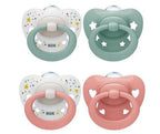 Nuk suzeta silicon Signature 0-6 luni 2 buc Stelute