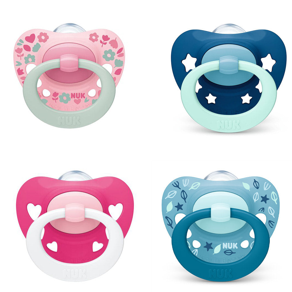 Nuk suzeta silicon Signature cu cutie 18-36 luni 1 buc Imagine principală a produsului