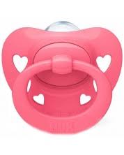 Nuk suzeta silicon Signature cu cutie 6-18 luni 1 buc