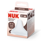 Nuk tetina silicon anti-colici Perfect Match S 0m+ 2 buc
