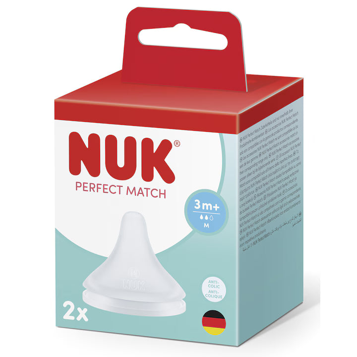 Nuk tetina silicon Perfect Match M 2/3m+ 2 buc