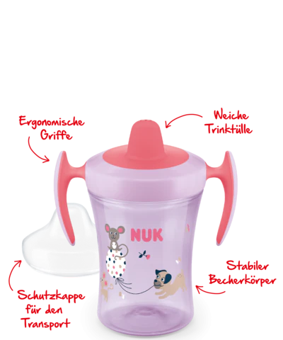 Nuk Trainer Cup cana de baut 230 ml 6m+
