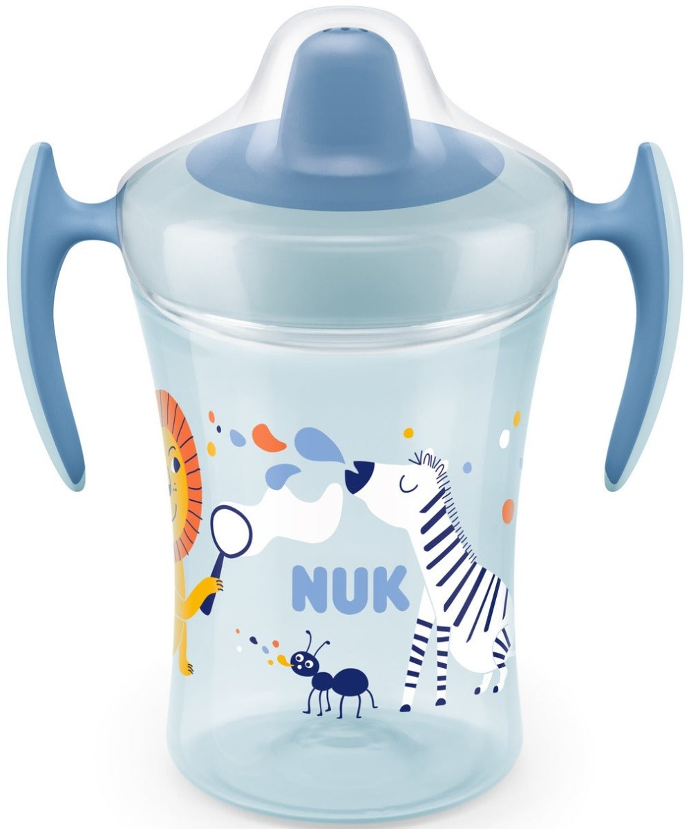 Nuk Trainer Cup cana de baut 230 ml 6m+ Zebra cu Leu Imagine principală a produsului