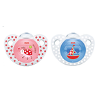 Nuk suzeta din silicon Trendline Baby Gluck marimea 1