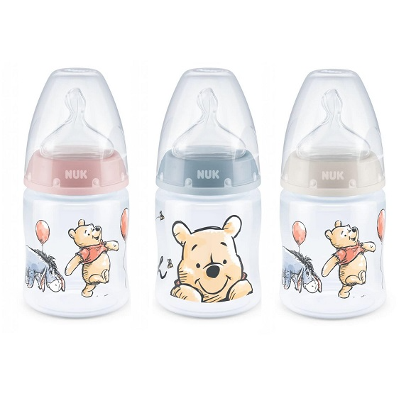 Nuk biberon First Choice 150 ml tetina silicon 1M pentru 0-6 luni, Winnie