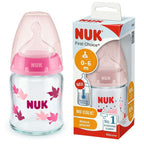 Nuk biberon sticla First Choice+ tetina silicon M si senzor temperatura 0-6 luni 120 ml