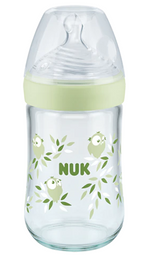 Nuk biberon sticla Nature Sense cu senzor de temperatura M/ 6-18 luni 240 ml