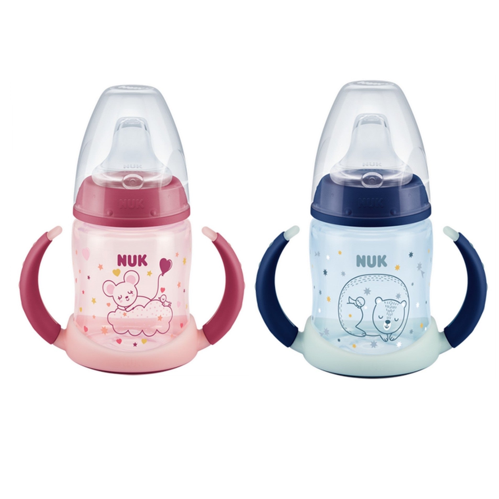Nuk biberon tranzitie Learner Bottle Night 150 ml, 6-18 luni 01