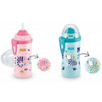 Nuk cana Flexi Cup 300 ml cu pai moale din silicon 12m+ 01