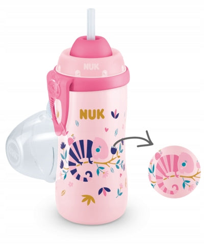 Nuk cana Flexi Cup 300 ml cu pai moale din silicon 12m+ 03