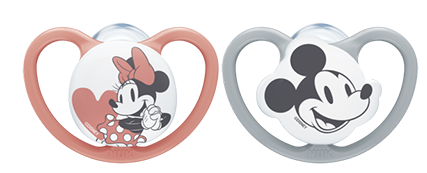 Nuk suzeta din silicon Space 0-6 luni 2 buc, Mickey Imagine secundară a produsului