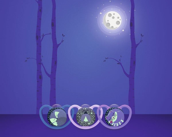 Nuk suzeta din silicon Space Night 03
