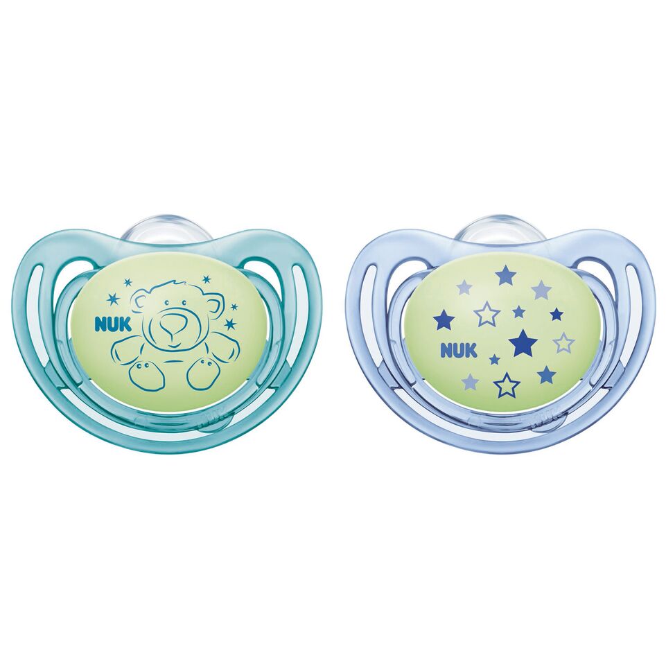 Nuk suzeta silicon de noapte fluorescenta Freestyle night 02