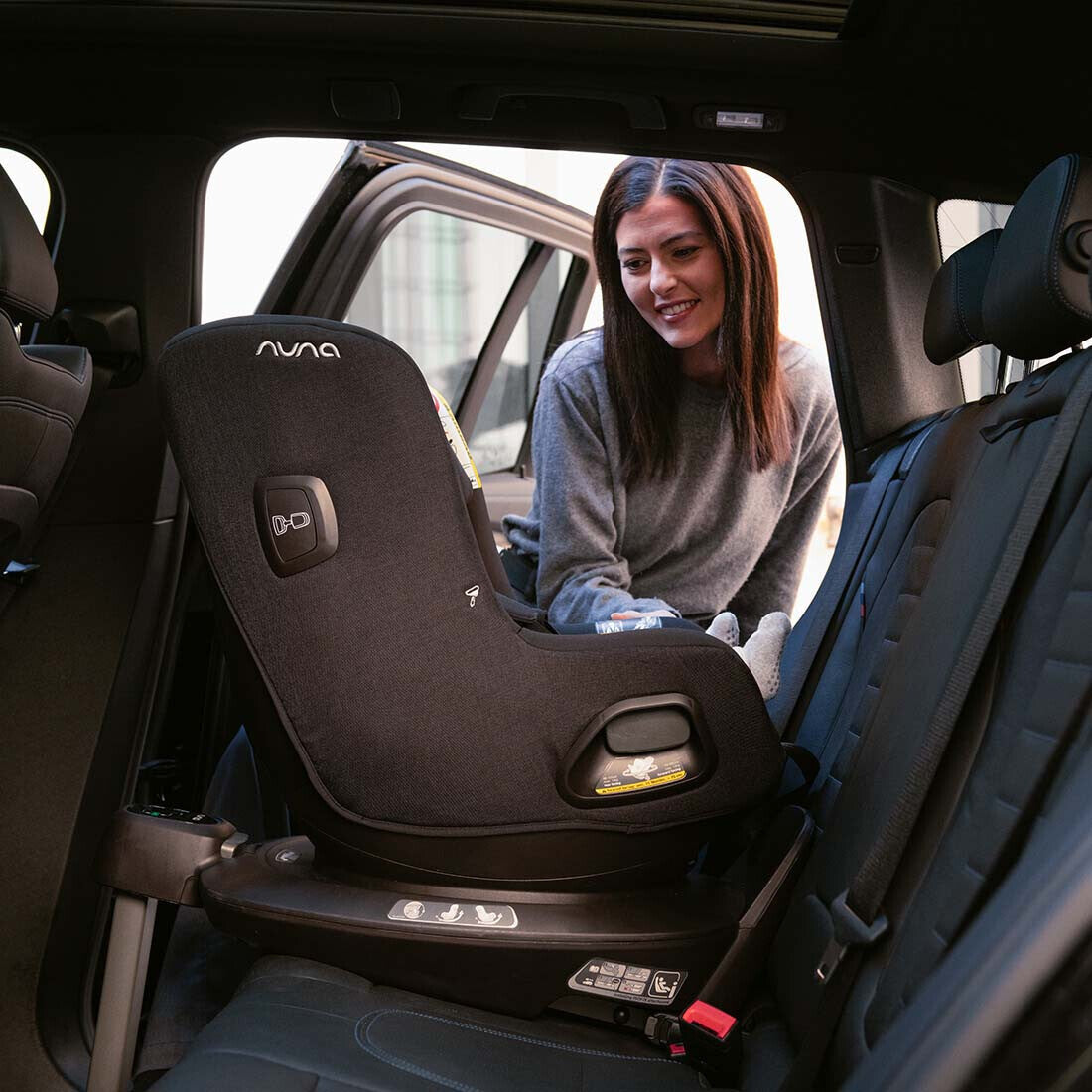 Nuna scaun auto cu isofix PRUU 40-105 cm R129 Thunder