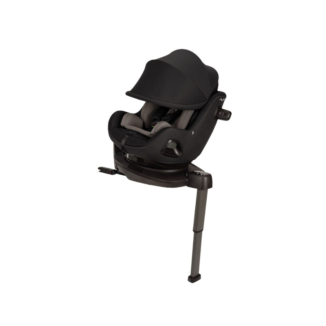Nuna scaun auto cu isofix PRUU AIRE cu capotina integrata 40-105 cm R129 Caviar