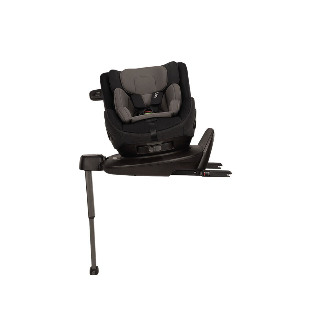Nuna scaun auto cu isofix PRUU AIRE cu capotina integrata 40-105 cm R129 Caviar