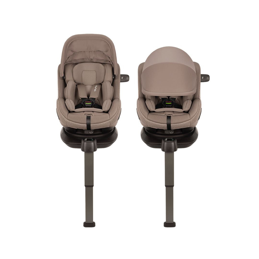 Nuna scaun auto cu isofix PRUU AIRE cu capotina integrata 40-105 cm R129 Cedar